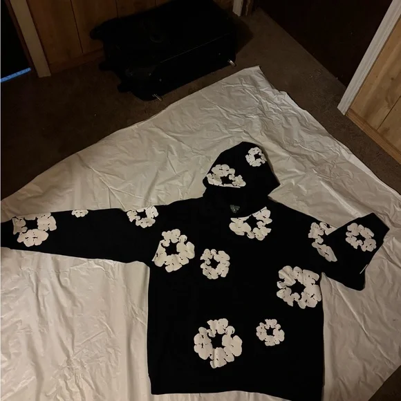 Black Denim Tears Hoodie